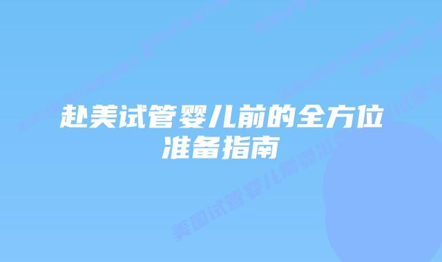 赴美试管婴儿前的全方位准备指南插图